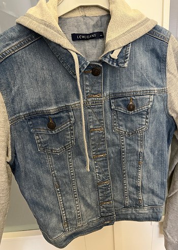 LCWJEANS Kadın Mavi Denim Ceket - Görsel 3