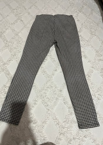 İPEKYOL Gri Kareli  Kumaş Pantolon - Görsel 2