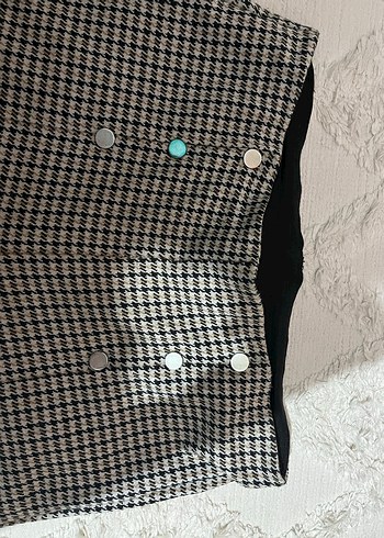 İPEKYOL Gri Kareli  Kumaş Pantolon - Görsel 3