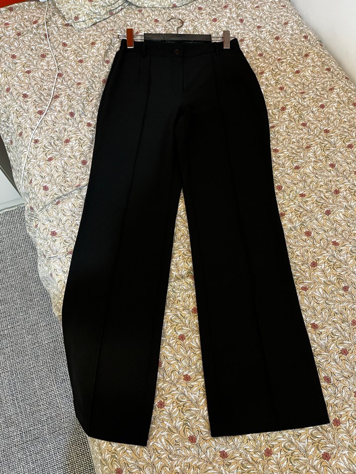 Trendyol millaSiyah Regular Fit Kumaş Kadın Pantolon - Görsel 3