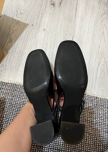 Mango Siyah Tokalı Kadın Topuklu Ayakkabı - Görsel 7