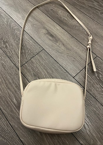 Pull& bear Bej Deri Kadın Çapraz Çanta - Görsel 3