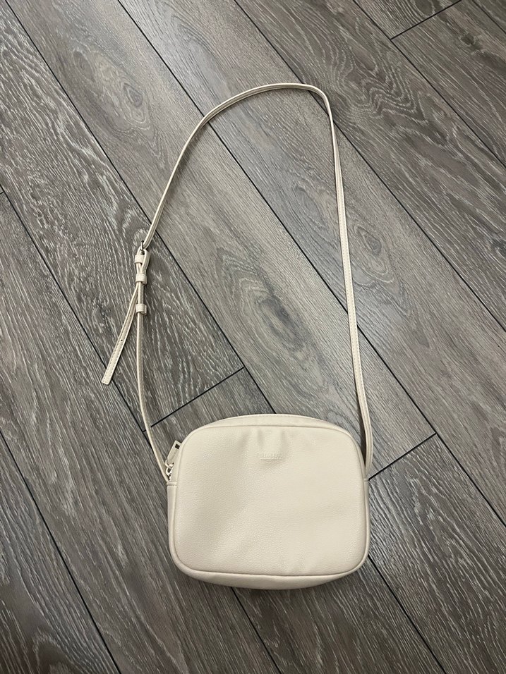 Pull& bear Bej Deri Kadın Çapraz Çanta - Görsel 5