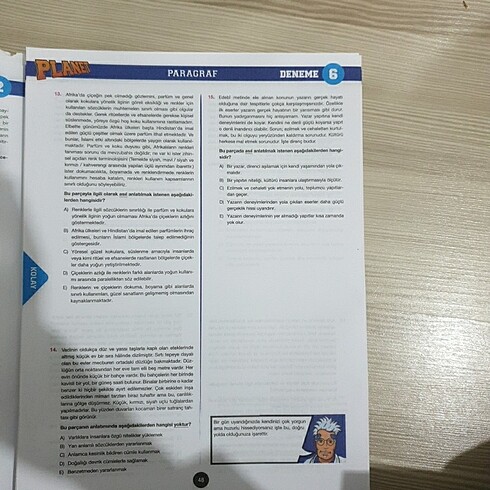  Beden uzman yayınları paragraf problem deneme