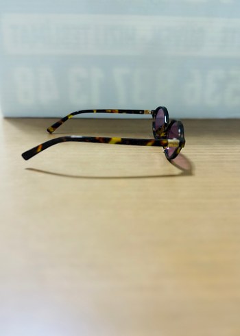 Şeffaf Pembe Kadın Gözlüğü - Parisli Tarz - Görsel 2