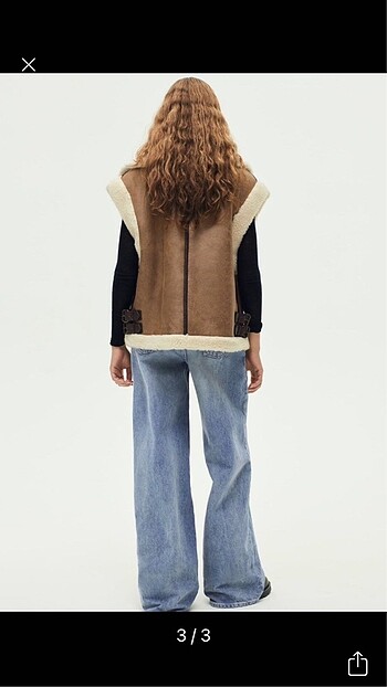 l Beden Zara biker yelek