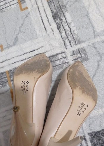 Diğer Bej Modern Klasik Stiletto Kadın Ayakkabı
