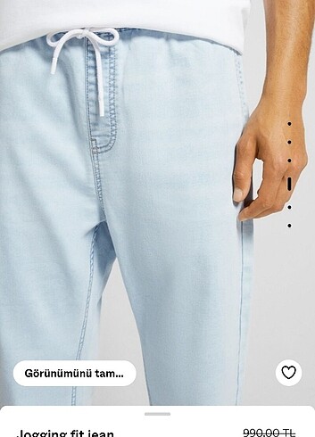 Bershka Jogger Jean Pantolon - Görsel 4