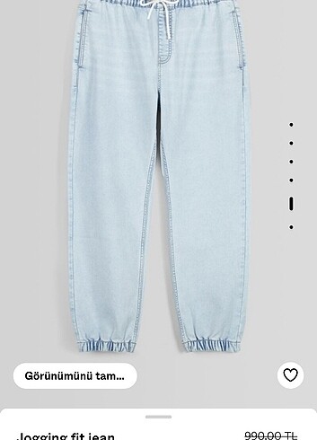 Bershka Jogger Jean Pantolon - Görsel 5