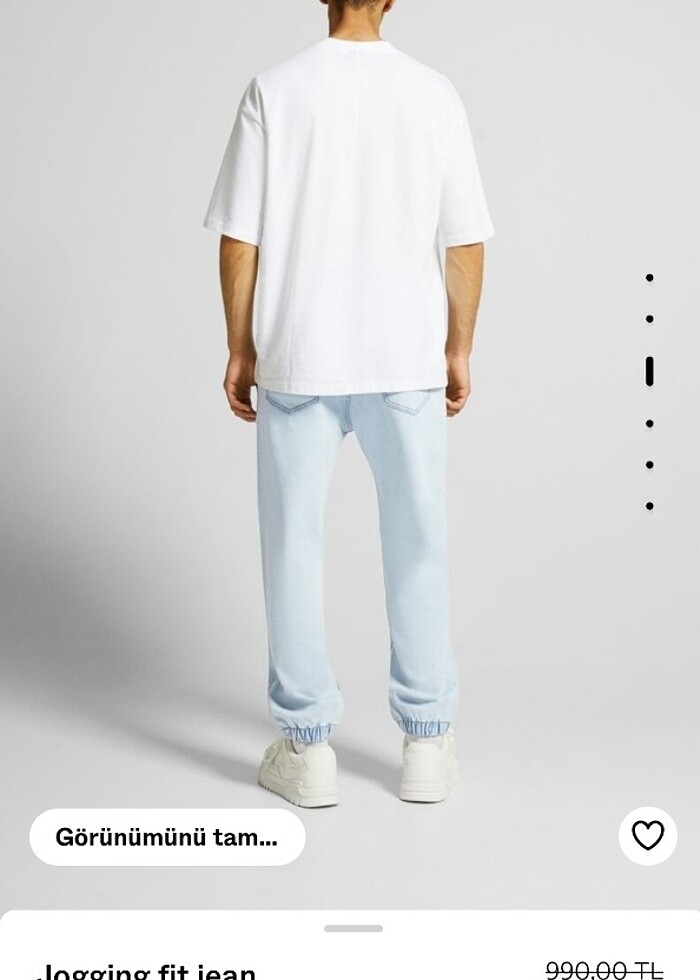 Bershka Jogger Jean Pantolon - Görsel 2