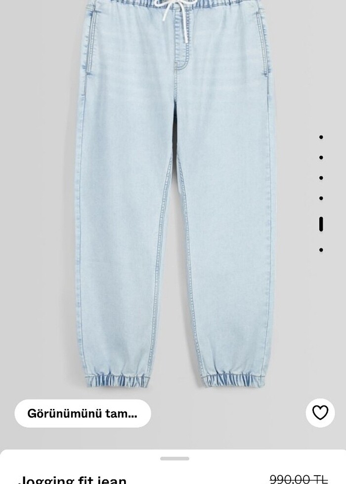 Bershka Jogger Jean Pantolon - Görsel 5