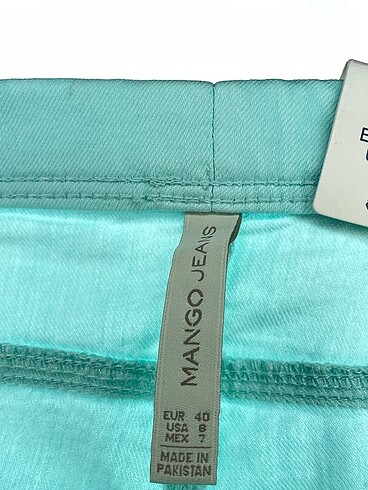 40 Beden mavi Renk Mango Jean / Kot %70 İndirimli.