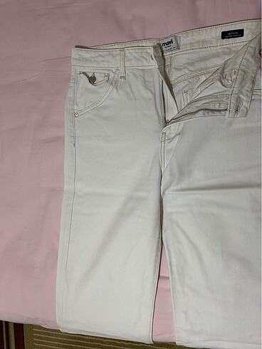 Mavi wide leg high rise pantolon