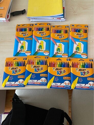 BİC KİDS MARKALI BOYA KALEMLERİ