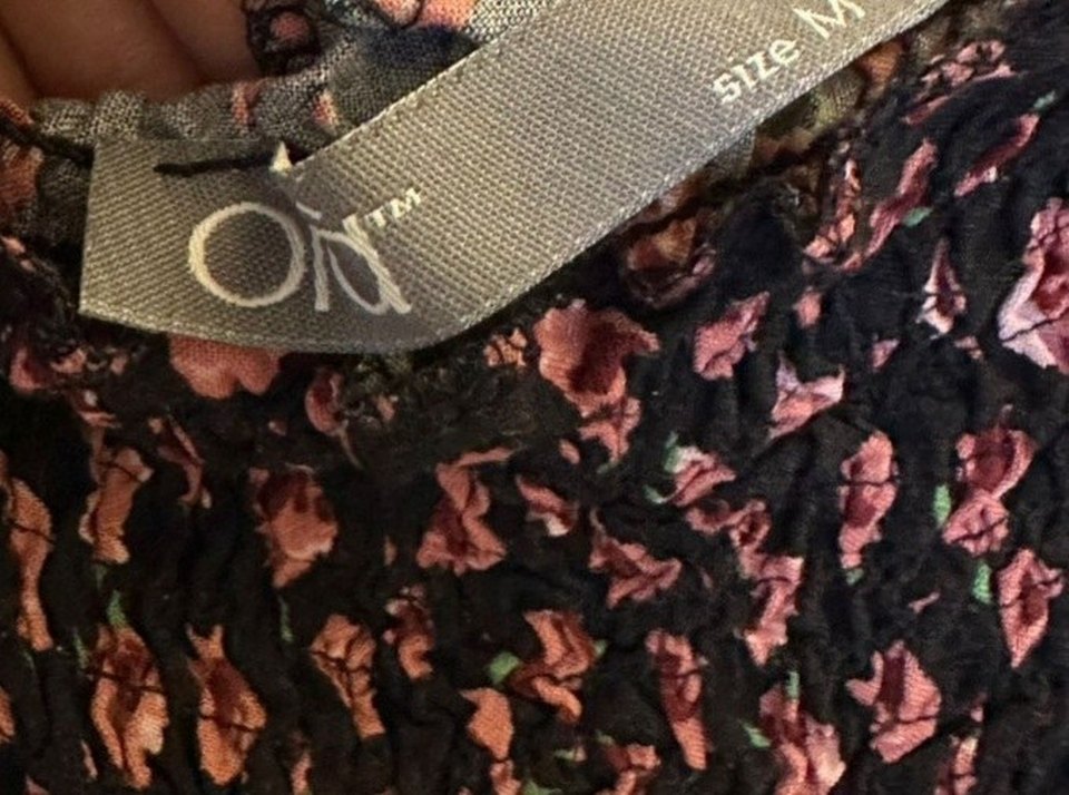 Pembe Desenli Uzun Kollu Bohem Bluz - Görsel 3