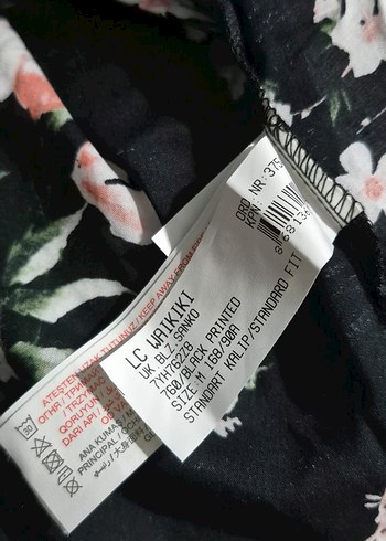 Çiçek Desenli V Yaka Kadın Gömlek - Görsel 9