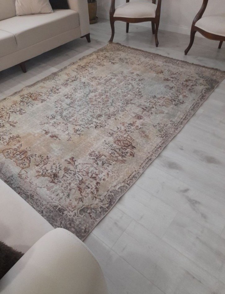 Vintage Eskitme Halı Modern Klasik Halı - Görsel 3