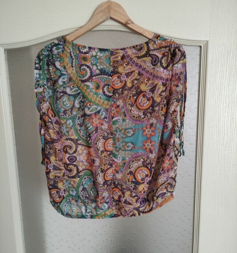 Collezione Bohem Çok Renkli Detaylı Bluz - Görsel 5