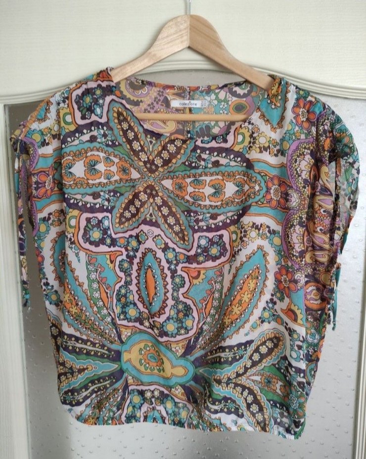 Collezione Bohem Çok Renkli Detaylı Bluz - Görsel 2