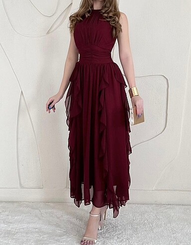 Bordo Elbise