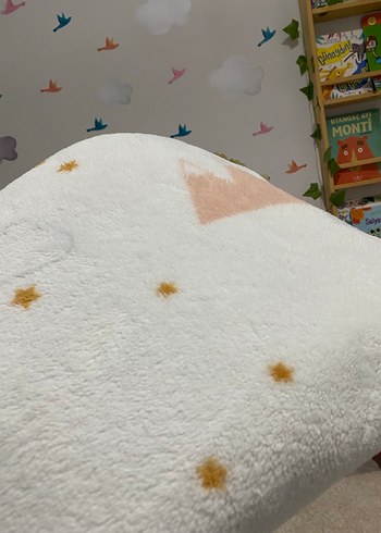 3 adet yeni gibi bebek battaniyesi - Görsel 4