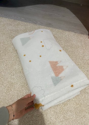 3 adet yeni gibi bebek battaniyesi - Görsel 3