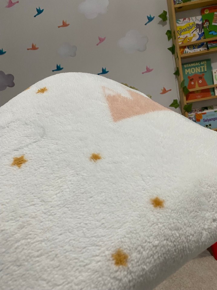 3 adet yeni gibi bebek battaniyesi - Görsel 4