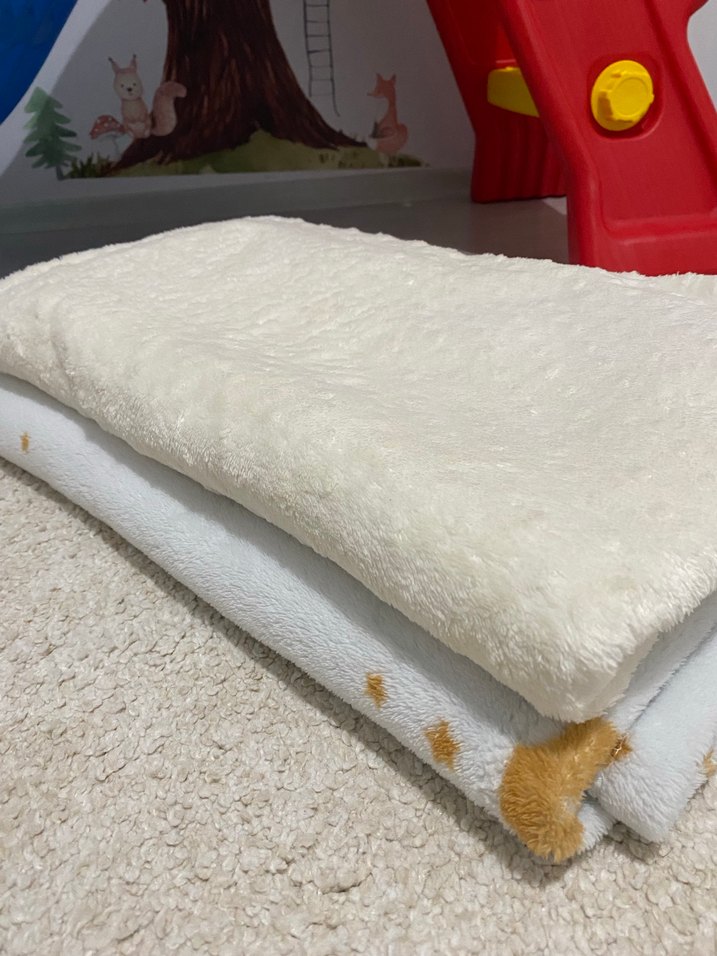 3 adet yeni gibi bebek battaniyesi - Görsel 2