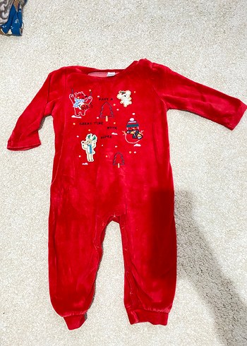 Yeni gibi 3 adet polar tulum 12-18 ay - Görsel 7