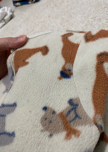 Yeni gibi 3 adet polar tulum 12-18 ay - Görsel 3