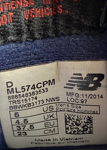 New Balance 574 Spor Ayakkabı - Görsel 6