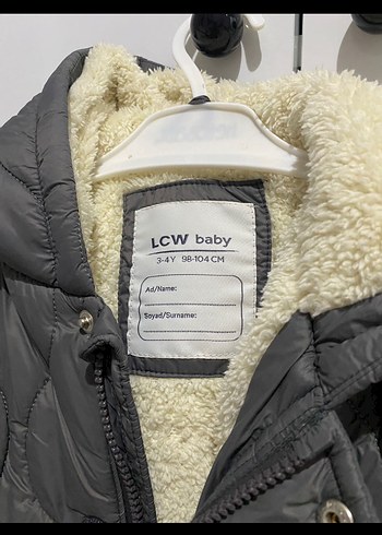 Gri Erkek Çocuk Kürklü Mont - Görsel 2
