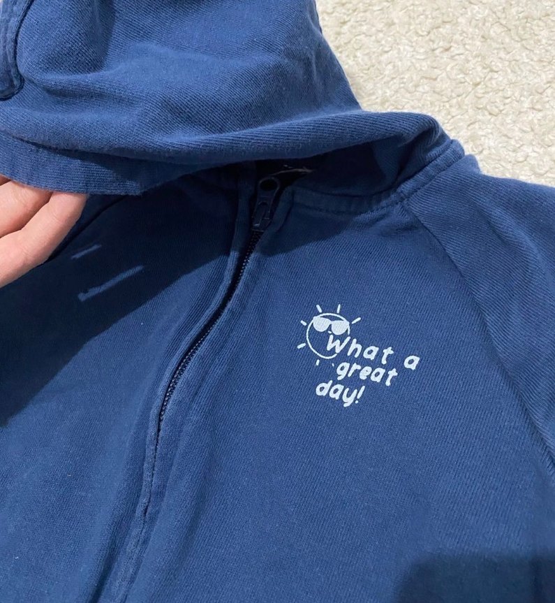 Kapüşonlu Fermuarlı Erkek Çocuk Sweatshirt - Görsel 2