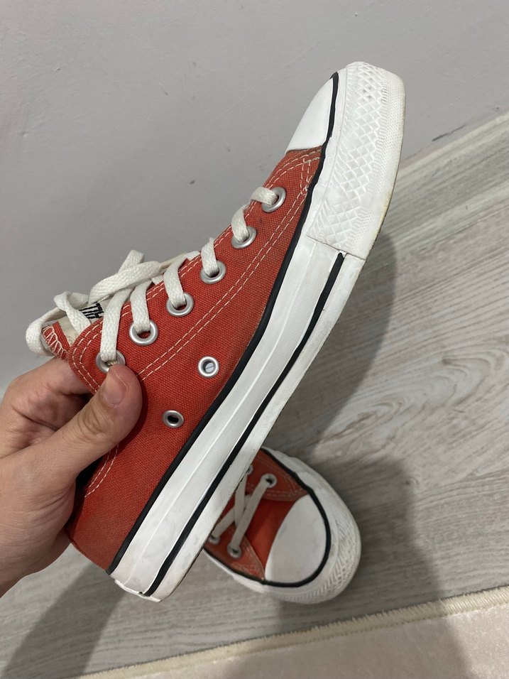 Kırmızı Converse All Star  37 Numara - Görsel 5