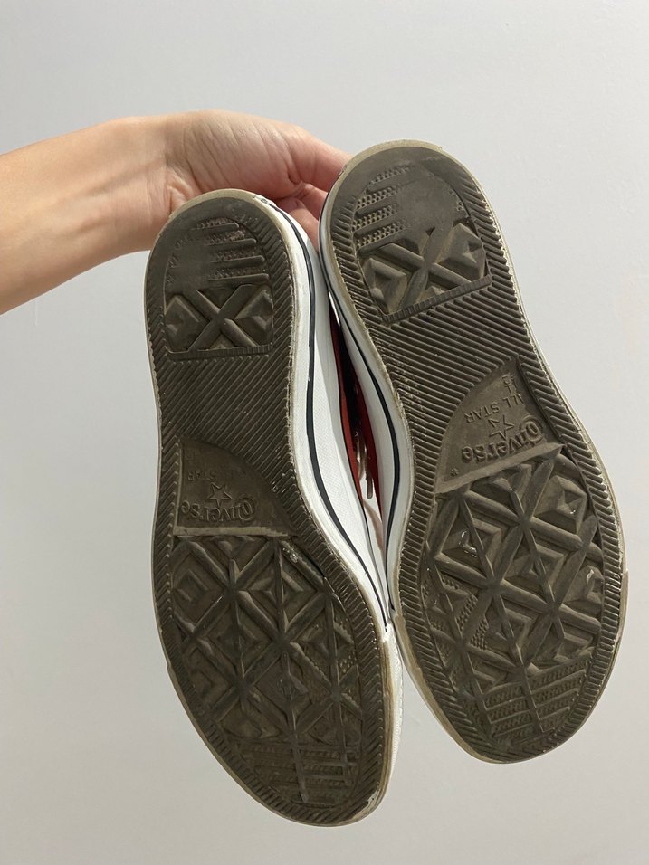 Kırmızı Converse All Star  37 Numara - Görsel 3