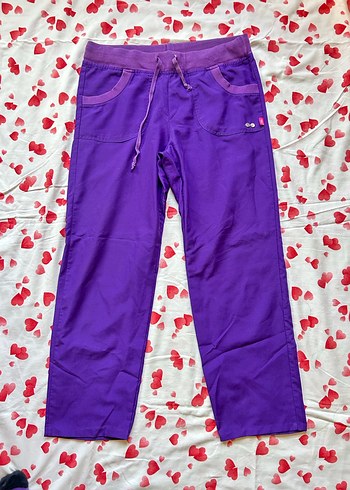 Mor Kadın Kumaş Pantolon - Görsel 4