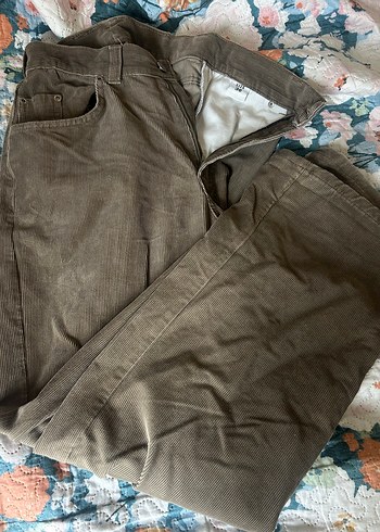 kadife bol pantolon - Görsel 4