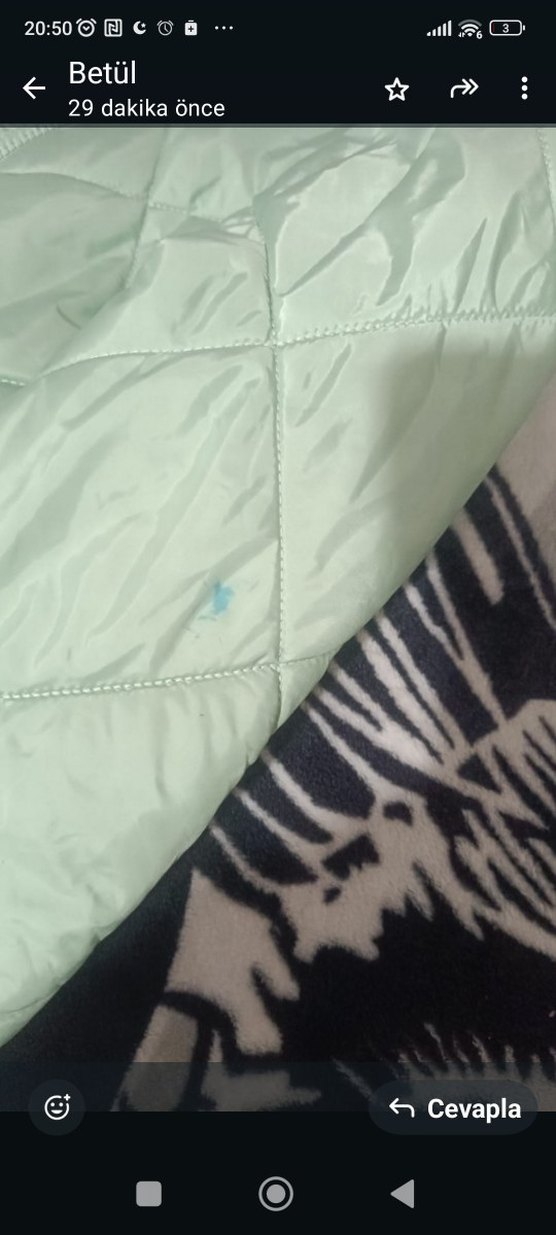 Kız Çocuk Yeşil Kapitoneli Fermuarlı Mont - Görsel 4