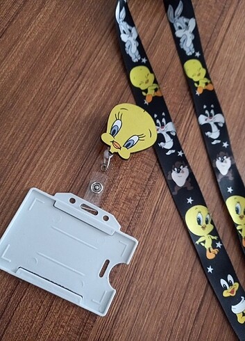 Tweety boyun askısı ve ahşap yoyo