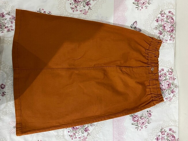 LC Waikiki kiremit rengi midi etek
