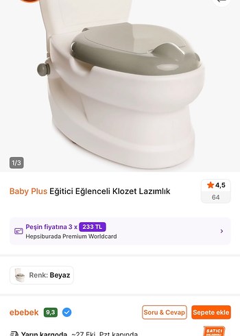 Çocuklar için Taşınabilir Tuvalet Oturağı - Görsel 4