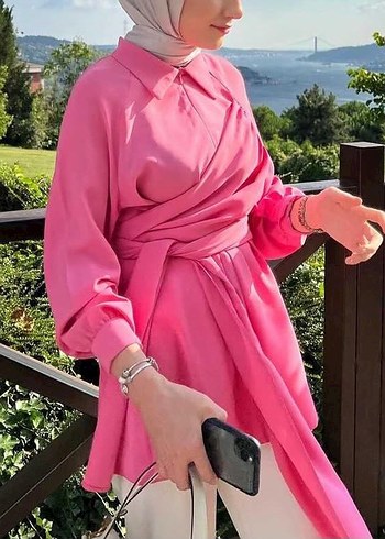 Pembe Dökümlü Uzun Kadın Tunik manuka vesna beblue zeyyen
touche - Görsel 2