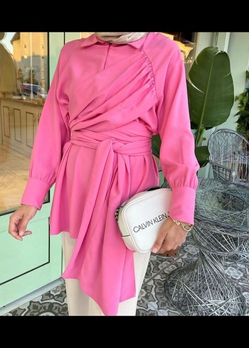 Pembe Dökümlü Uzun Kadın Tunik manuka vesna beblue zeyyen
touche - Görsel 3