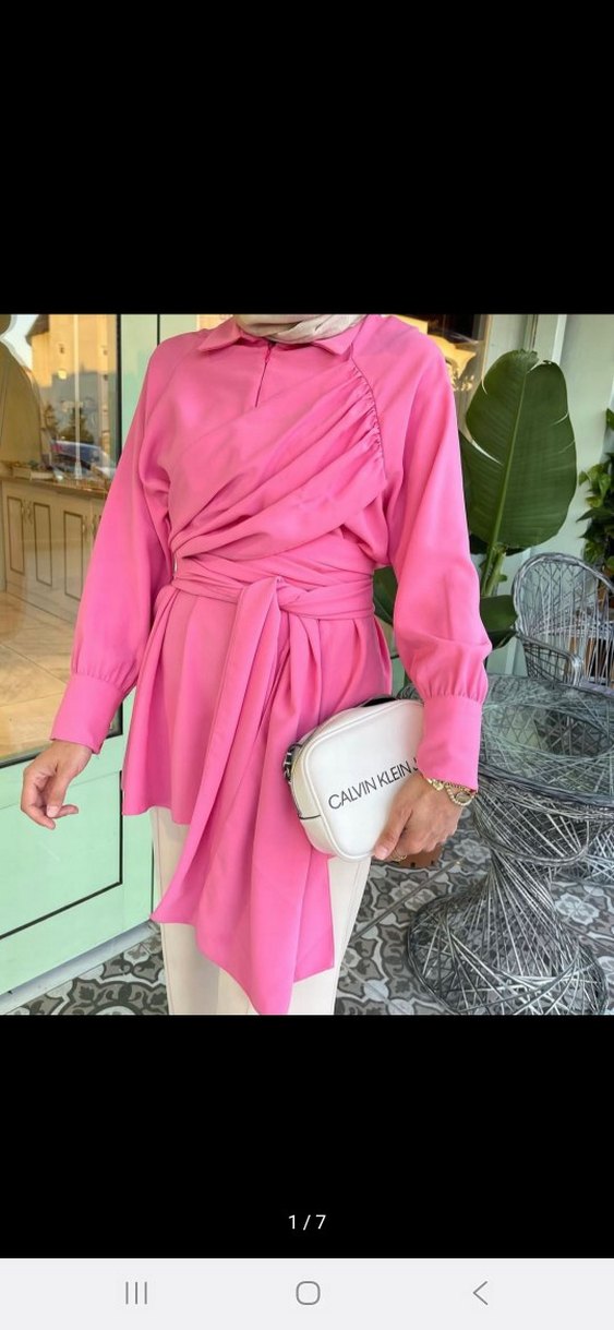 Pembe Dökümlü Uzun Kadın Tunik manuka vesna beblue zeyyen
touche - Görsel 3