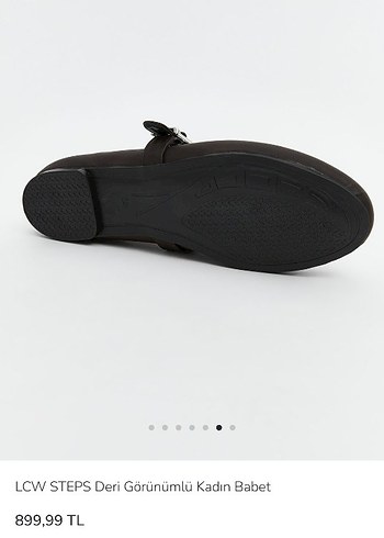 LCW STEPS Kadın Deri Görünümlü Babet zara mango bershka - Görsel 6