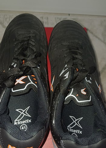 41 Beden siyah Renk Siyah Erkek Futbol Ayakkabısı Velcro Bantlı krampon halılara