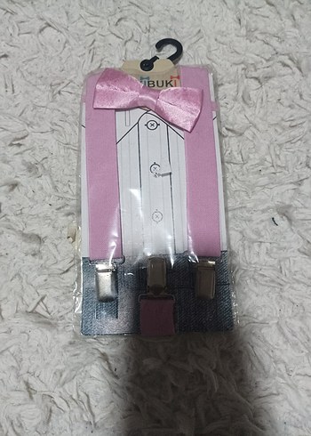 Çocuk Çok Renkli Papyon ve Kravat Seti - Görsel 4