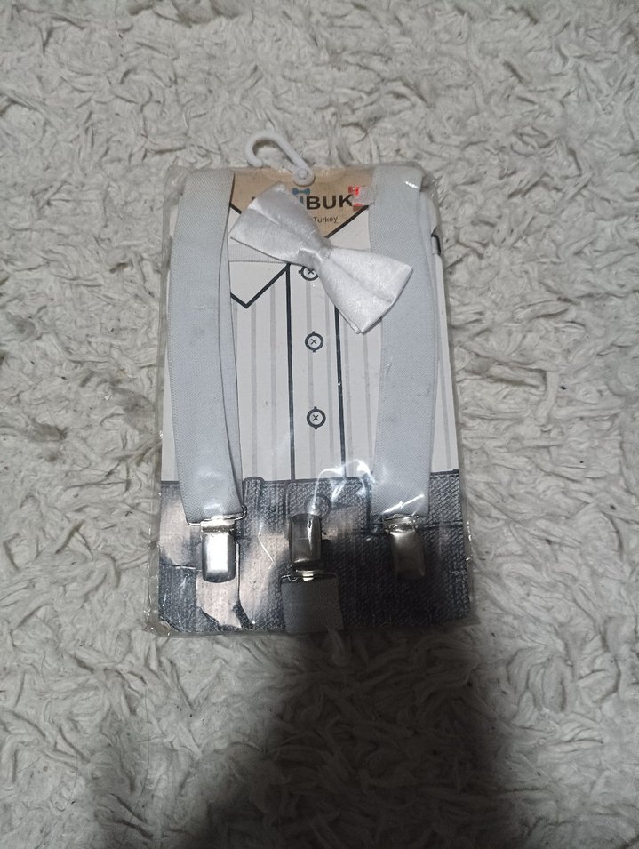 Çocuk Çok Renkli Papyon ve Kravat Seti - Görsel 3