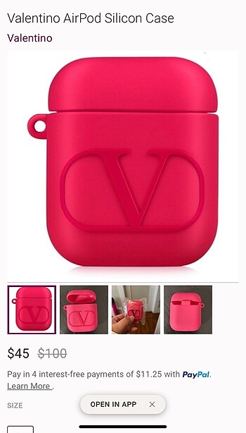 Valentino voce viva airpod kılıfı