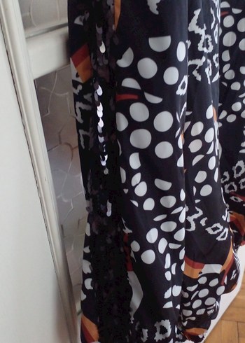 Tuvid 46 beden desenli kapşonlu yagmurluk - Görsel 8